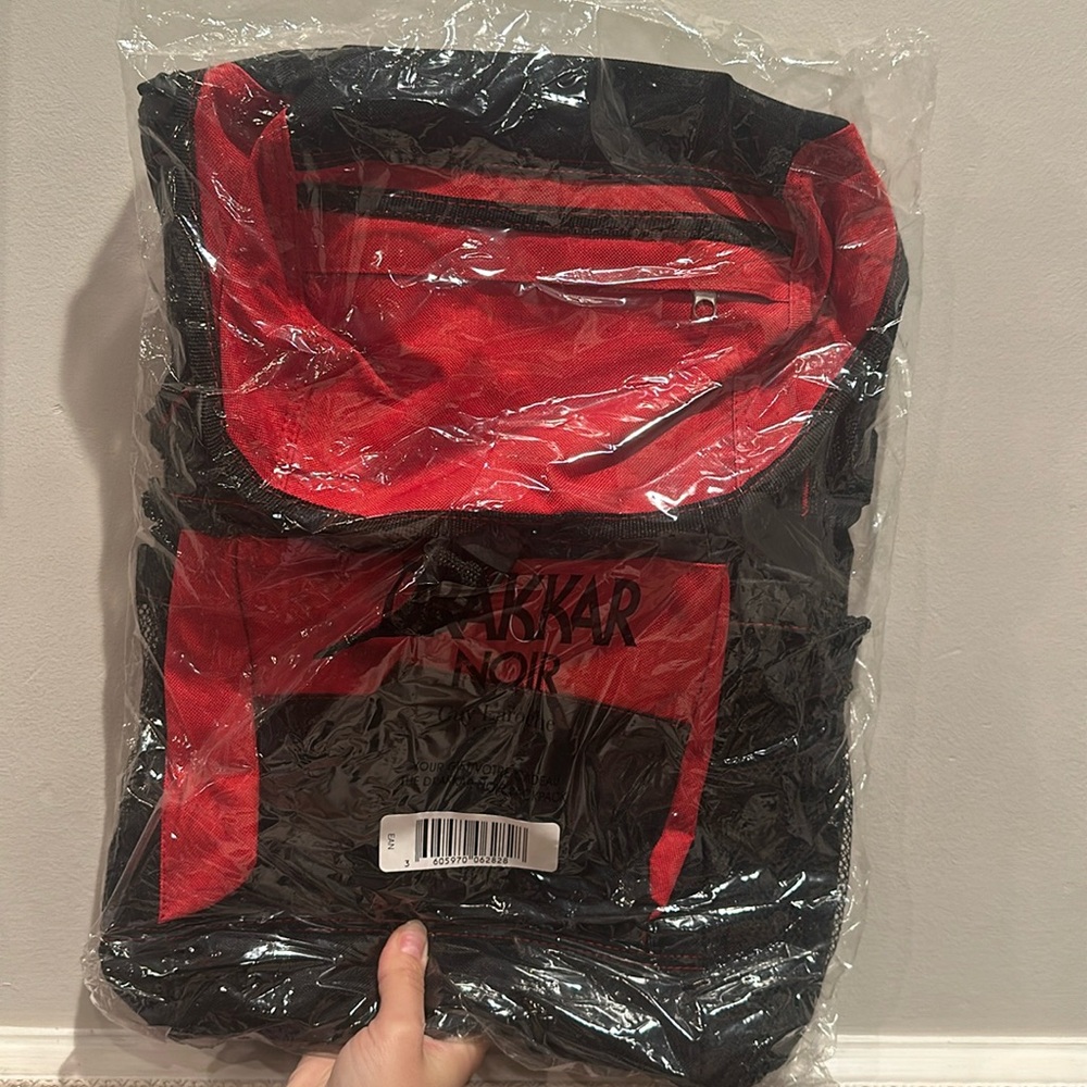 DRAKKAR black and red men’s backpack